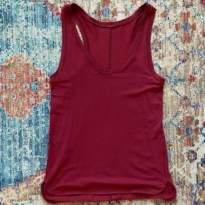 Lululemon Maroon Red Racerback Tank